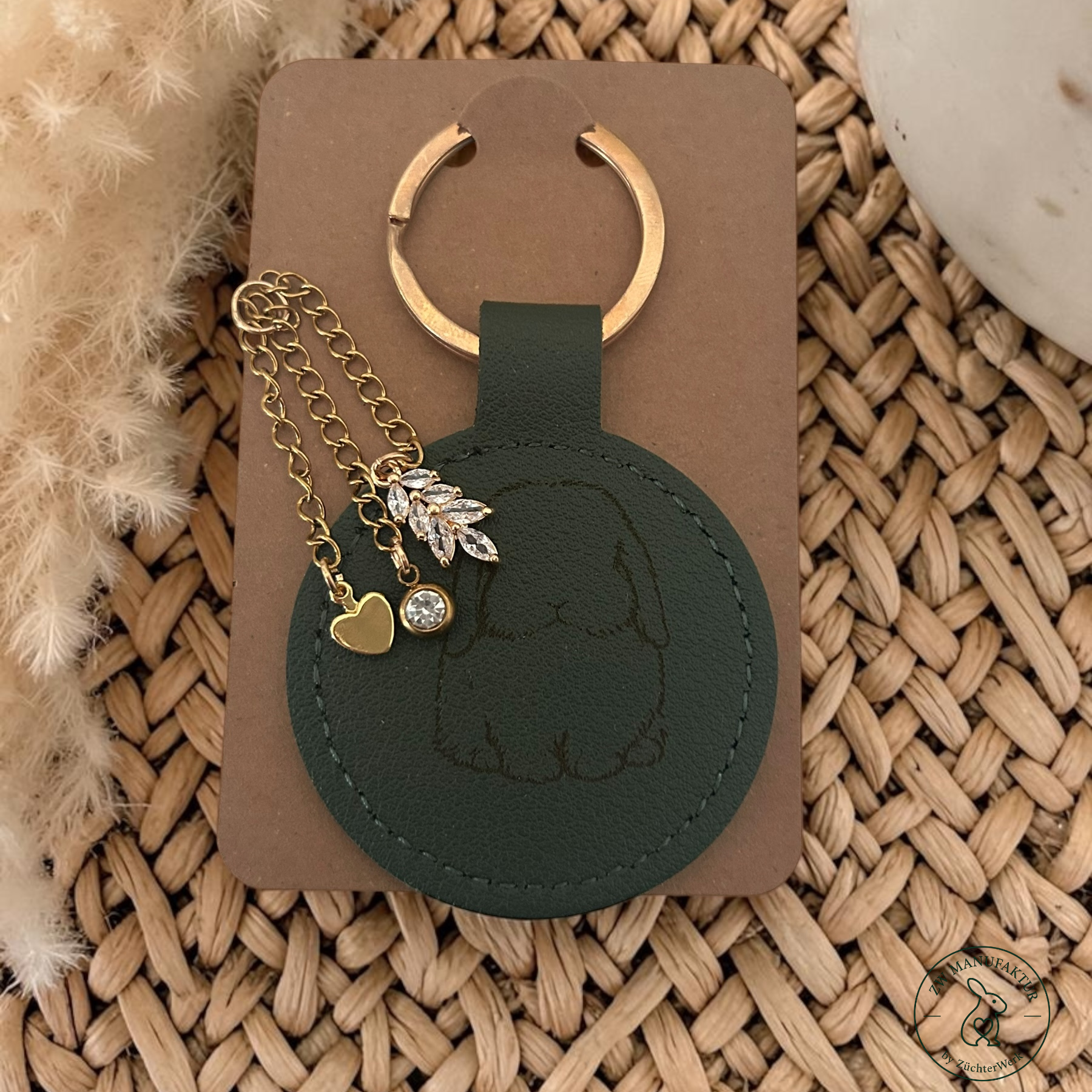 Schlüsselanhänger personalisiert - Kaninchen - Charm
