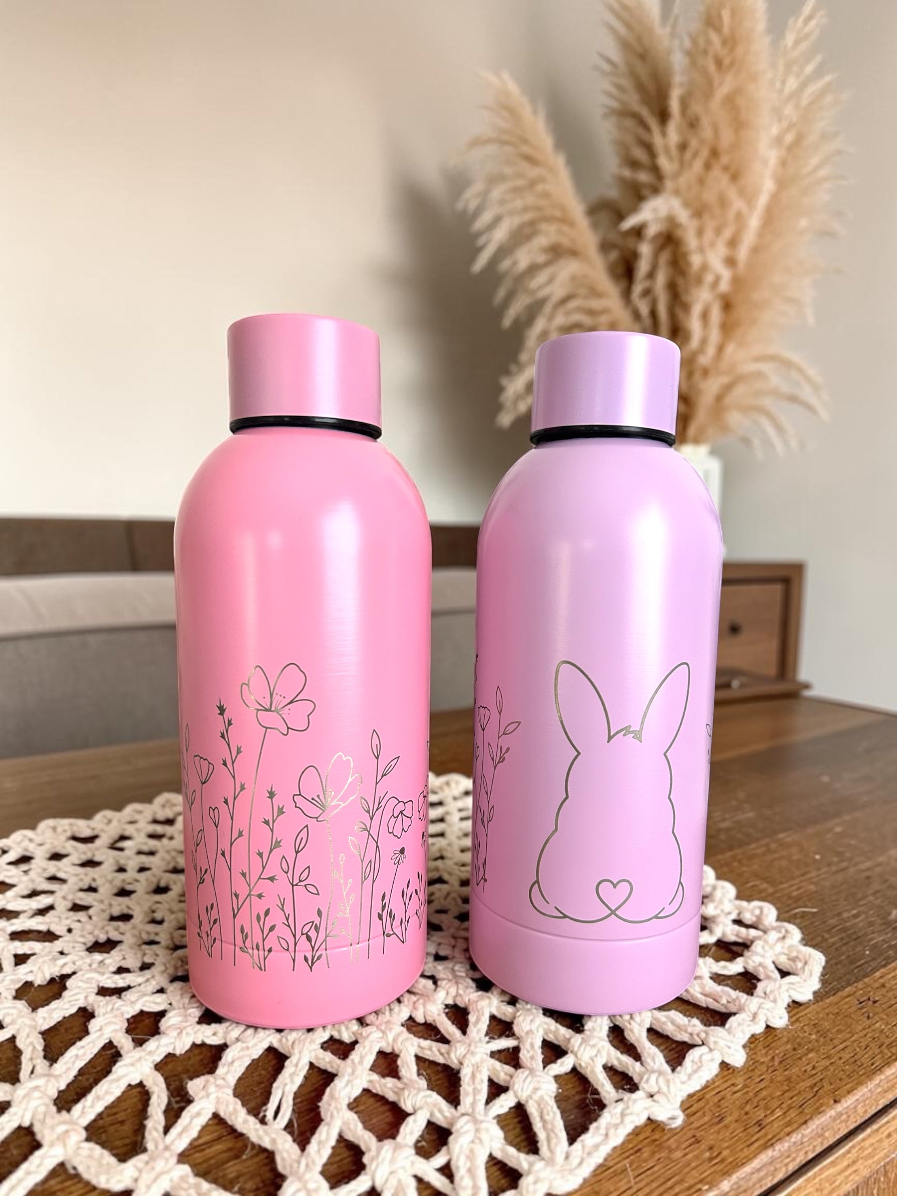 Edelstahl Trinkflasche - Blumenwiese
