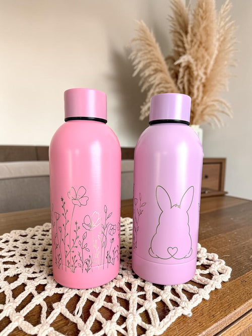 Edelstahl Trinkflasche - Blumenwiese