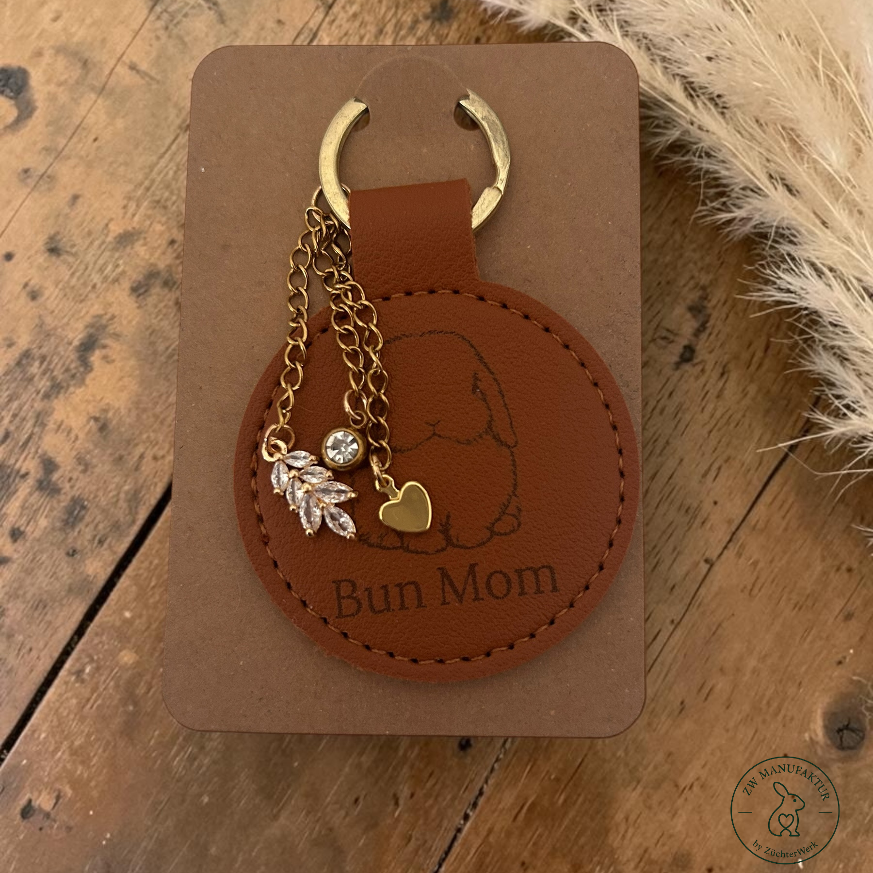 Schlüsselanhänger personalisiert - Kaninchen - Charm